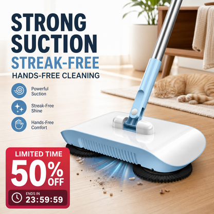 📢📢 50% OFF!! Smart 3‑in‑1 Robot Vacuum | Vacuum, Mop, Broom