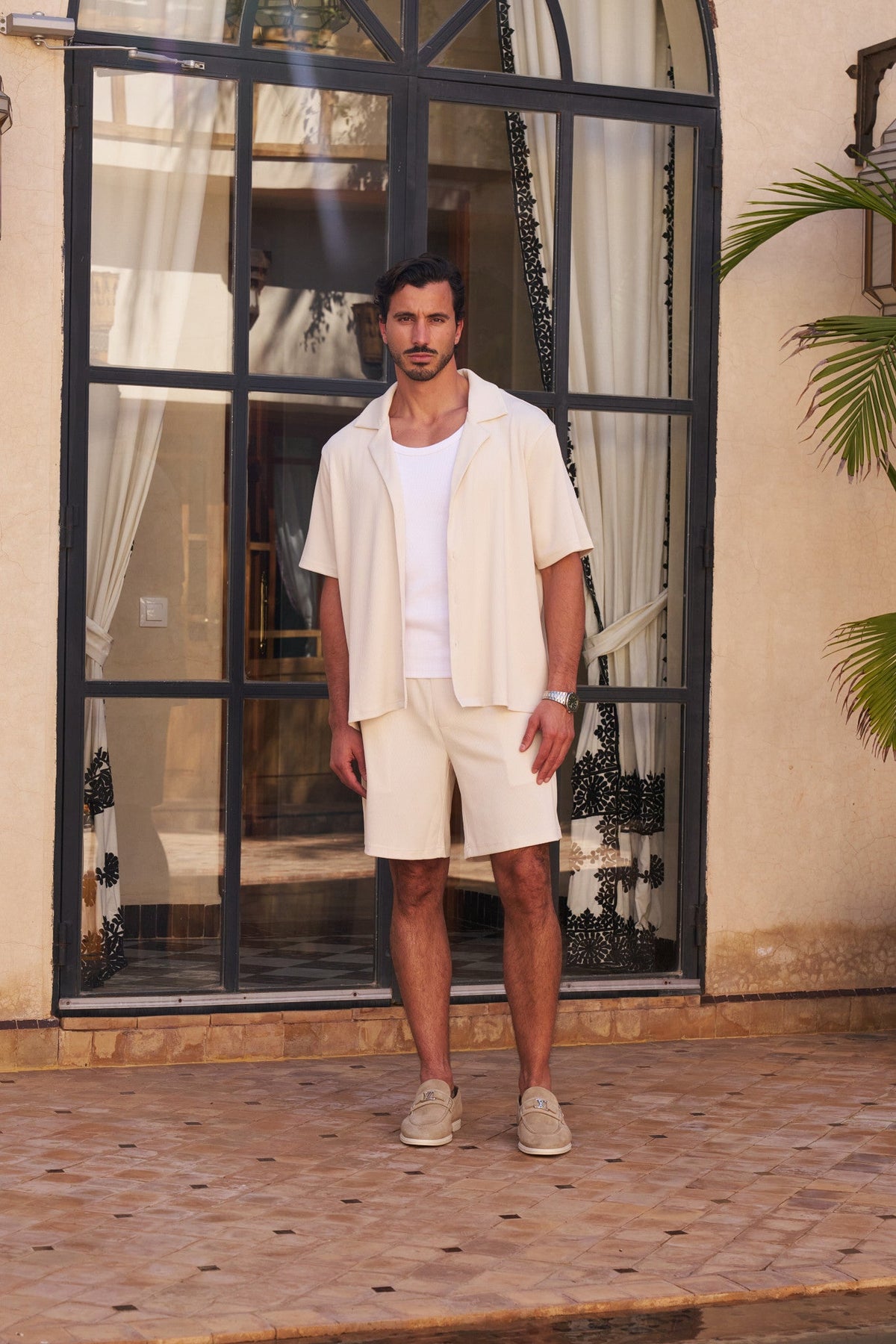 Galets Short Sleeve Shirt – Cream