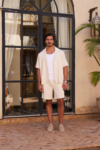 Galets Short Sleeve Shirt – Cream