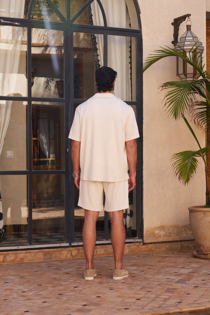Galets Short Sleeve Shirt – Cream