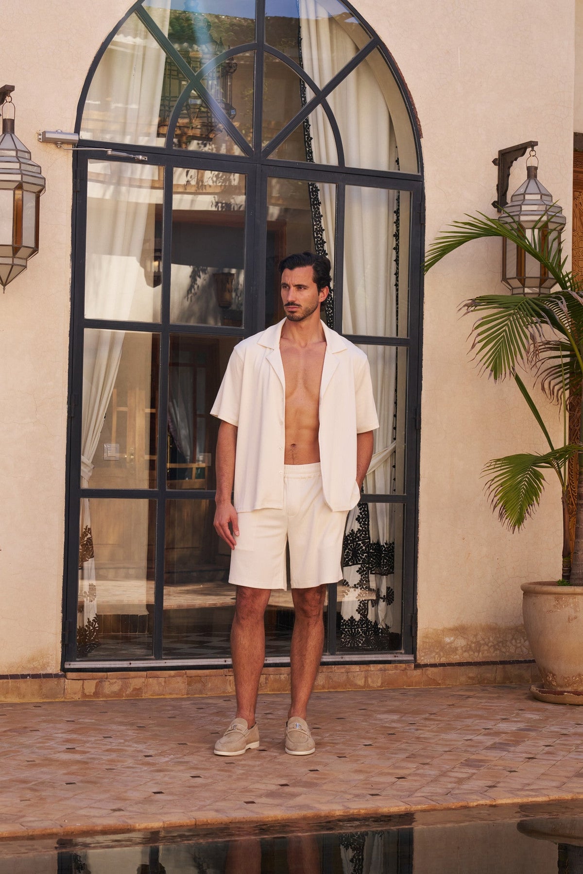Galets Short Sleeve Shirt – Cream