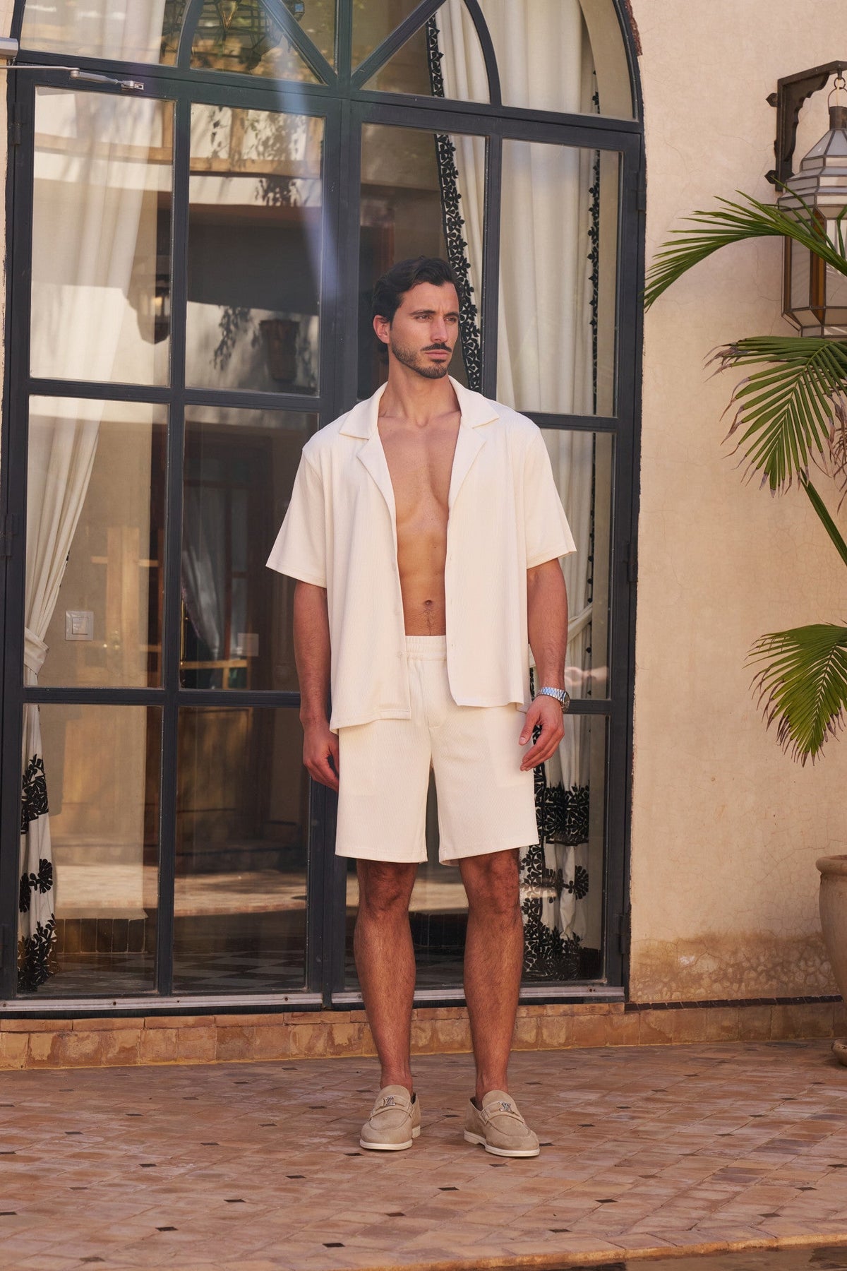 Galets Short Sleeve Shirt – Cream