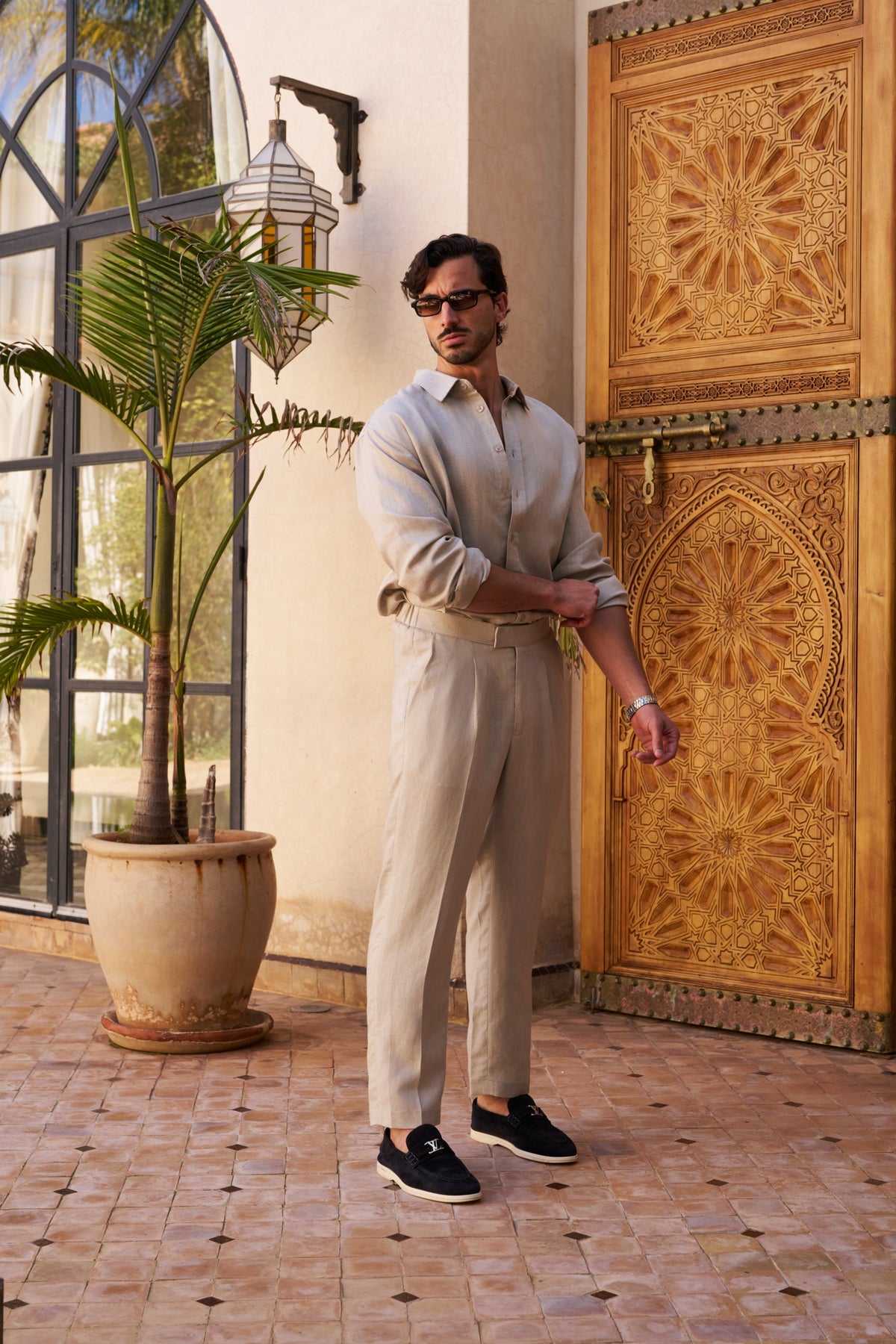 Table for Two Linen Shirt – Beige