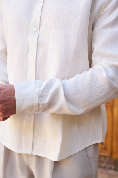 Table for Two Linen Shirt – Cream