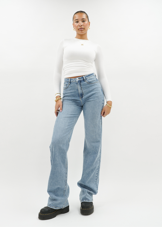 High waist wide leg jeans blue (tall)