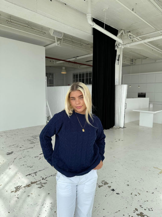 Alison knit - navy