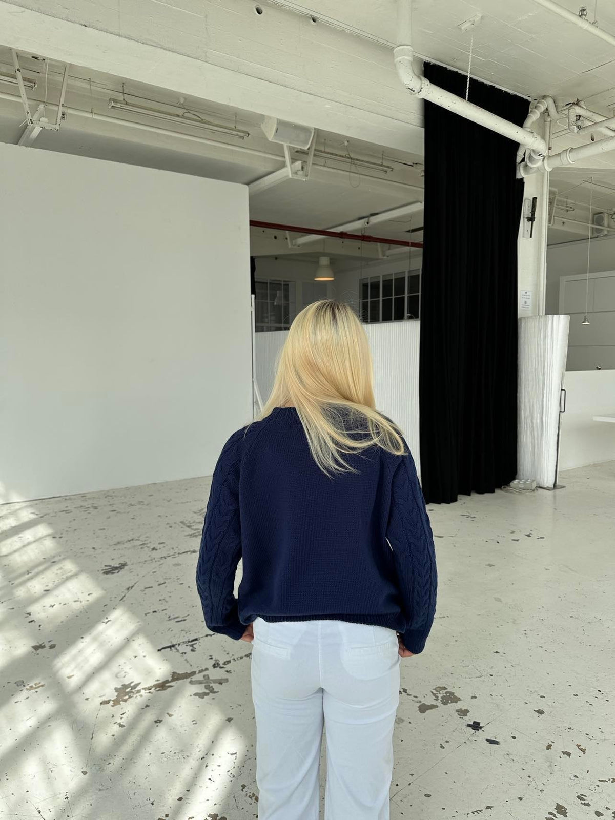 Alison knit - navy