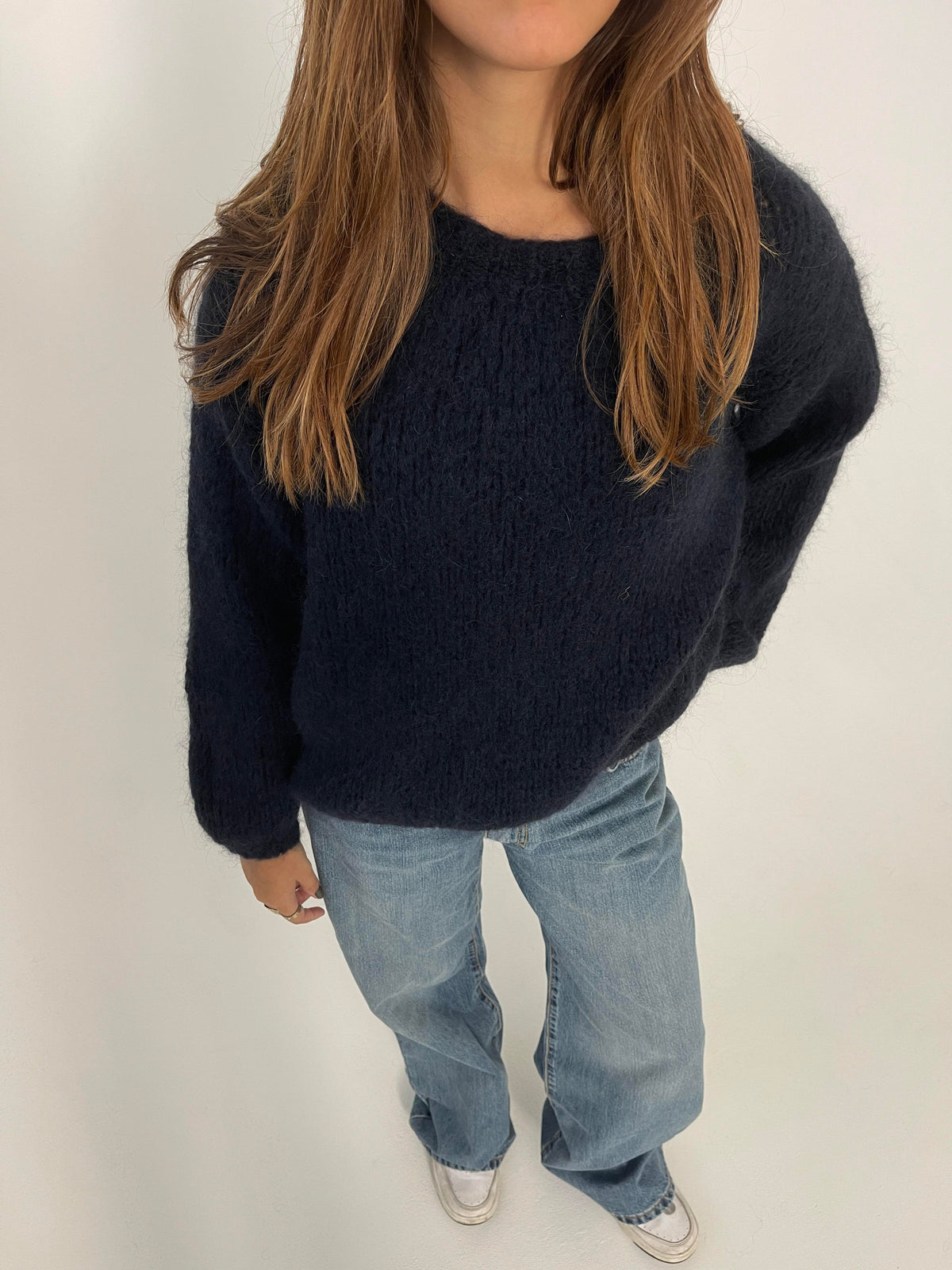 Genevieve oversized knit - Navy
