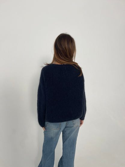 Genevieve oversized knit - Navy