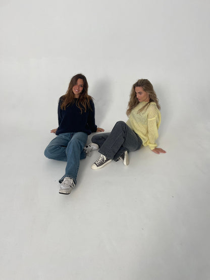 Genevieve oversized knit - Navy