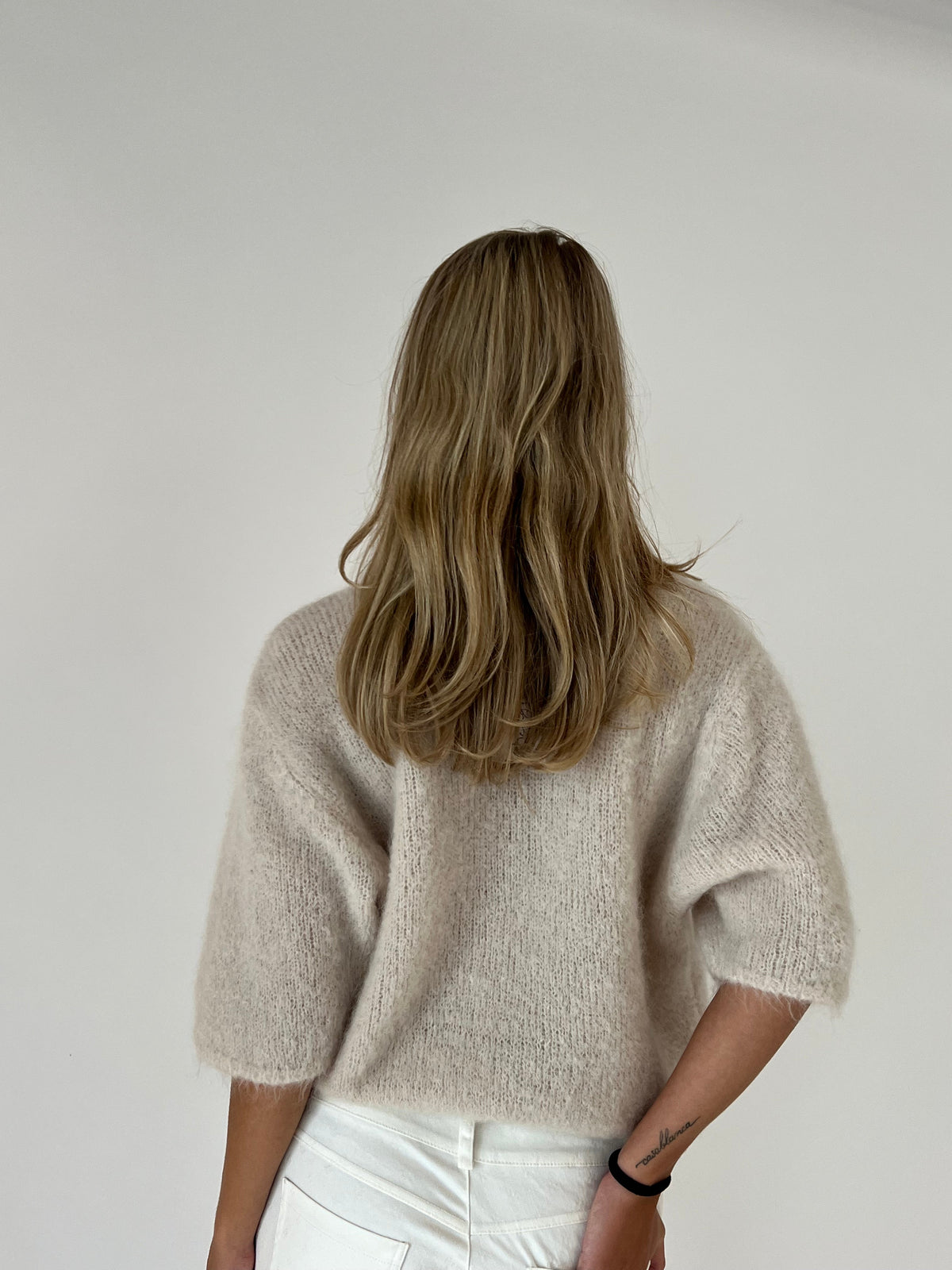 Elise t-shirt knit - Beige
