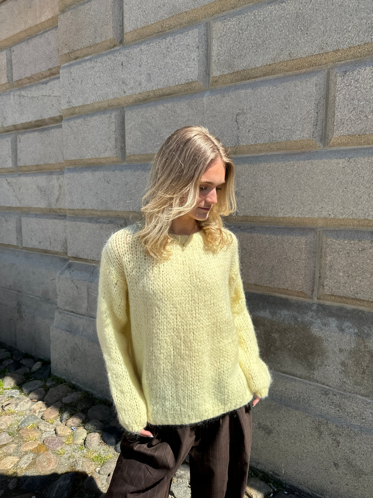 Genevieve oversized knit - Yellow