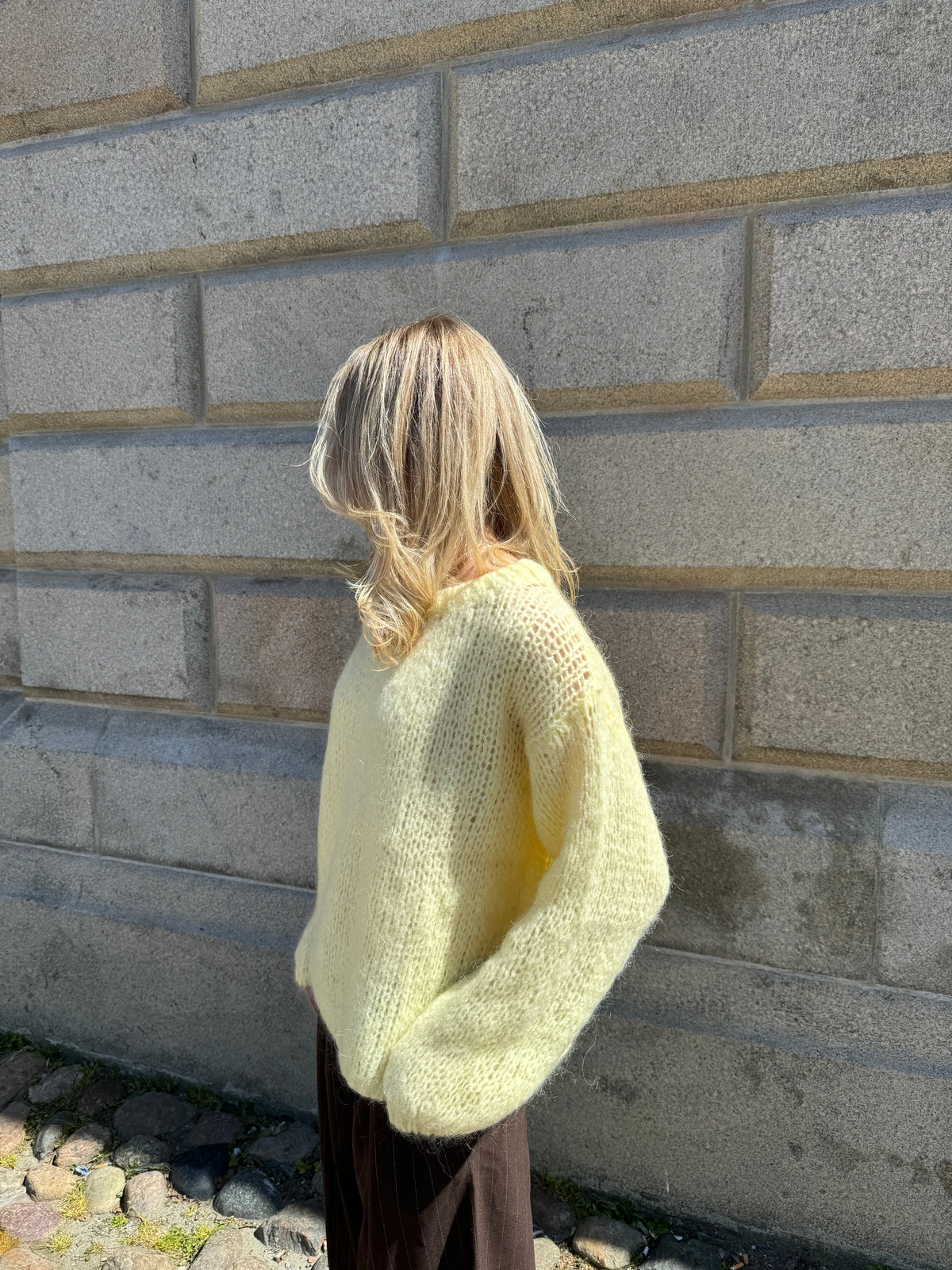 Genevieve oversized knit - Yellow