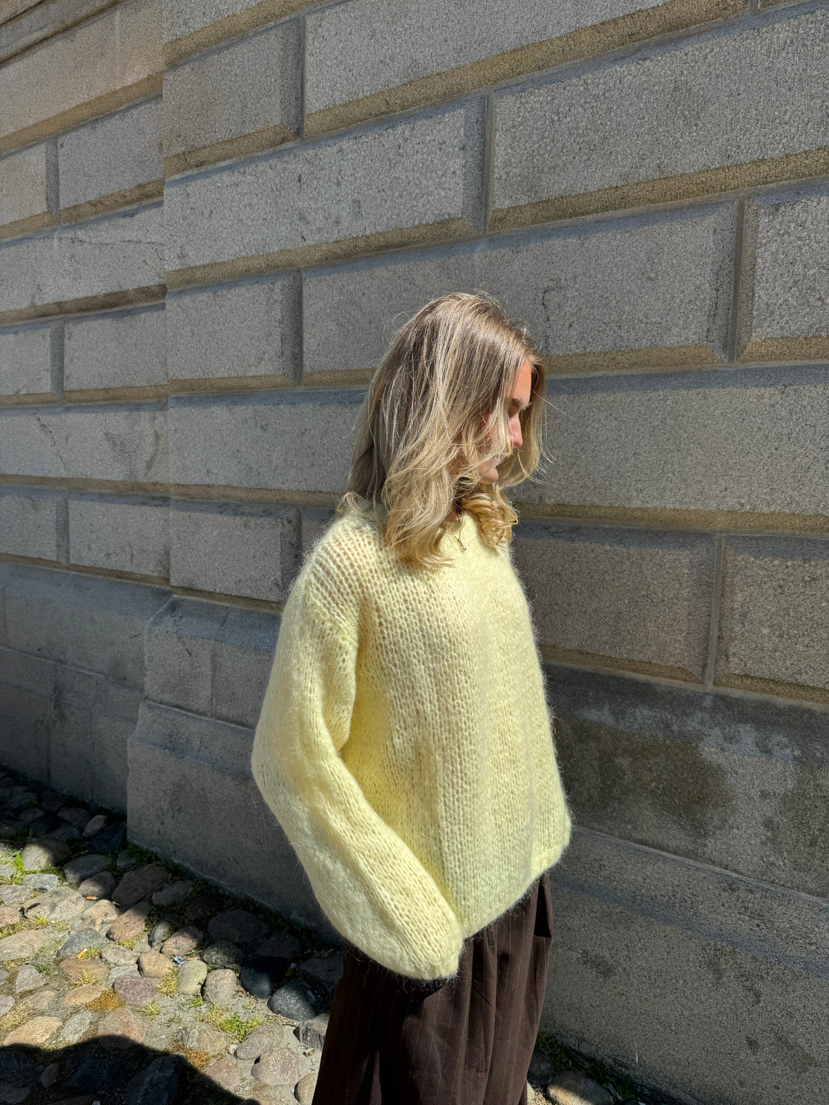 Genevieve oversized knit - Yellow