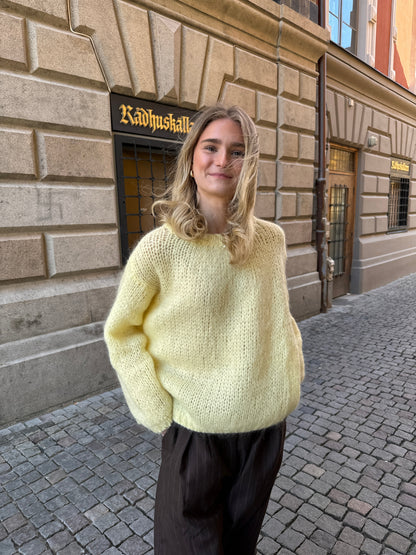 Genevieve oversized knit - Yellow