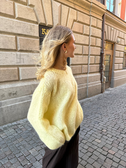 Genevieve oversized knit - Yellow