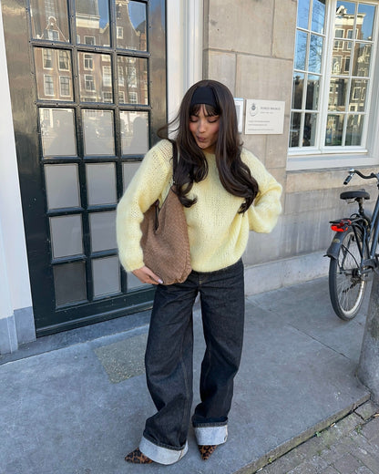 Genevieve oversized knit - Yellow
