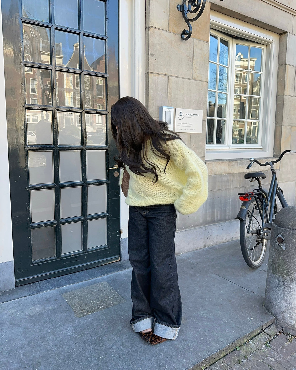 Genevieve oversized knit - Yellow