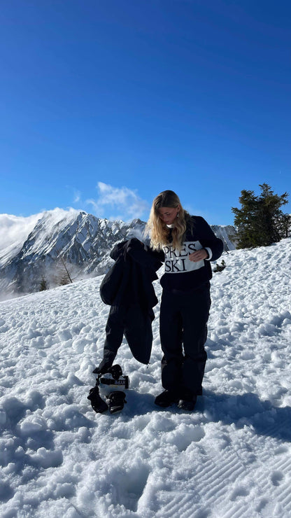 Aprés ski knit - Navy/white