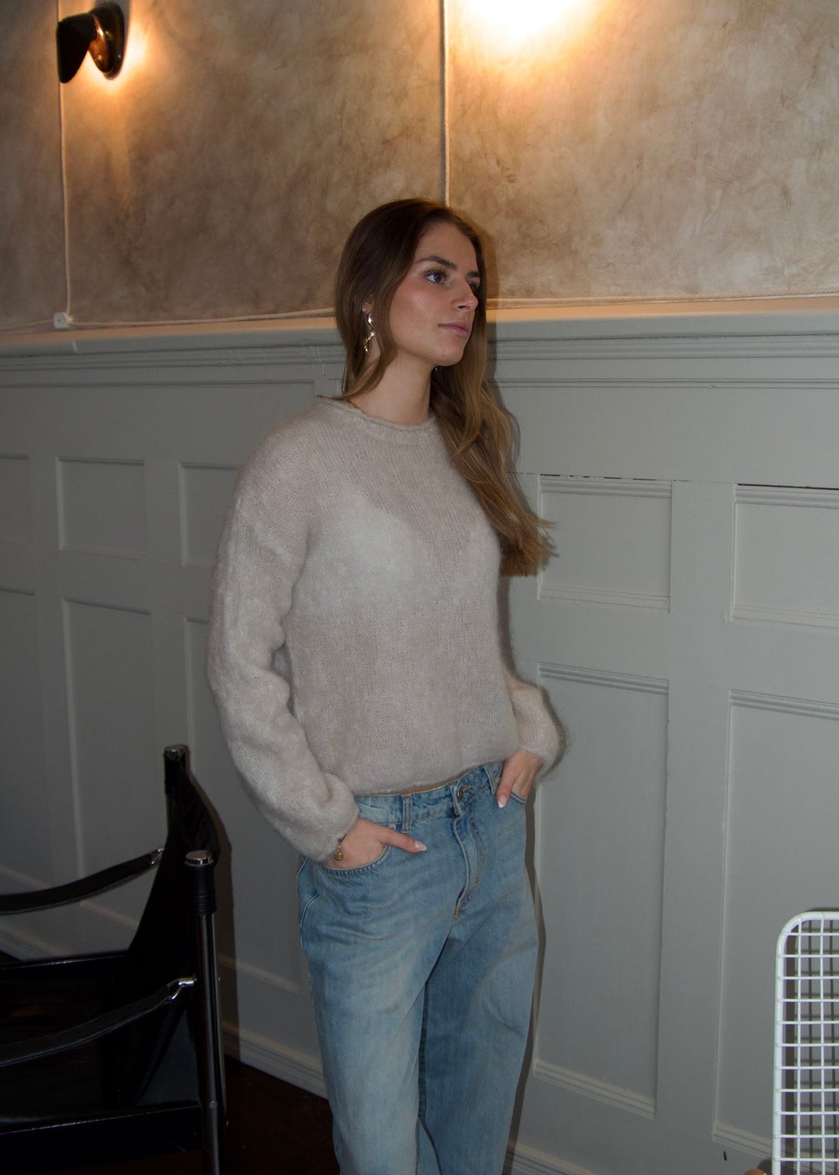 Elara mohair knit - Beige