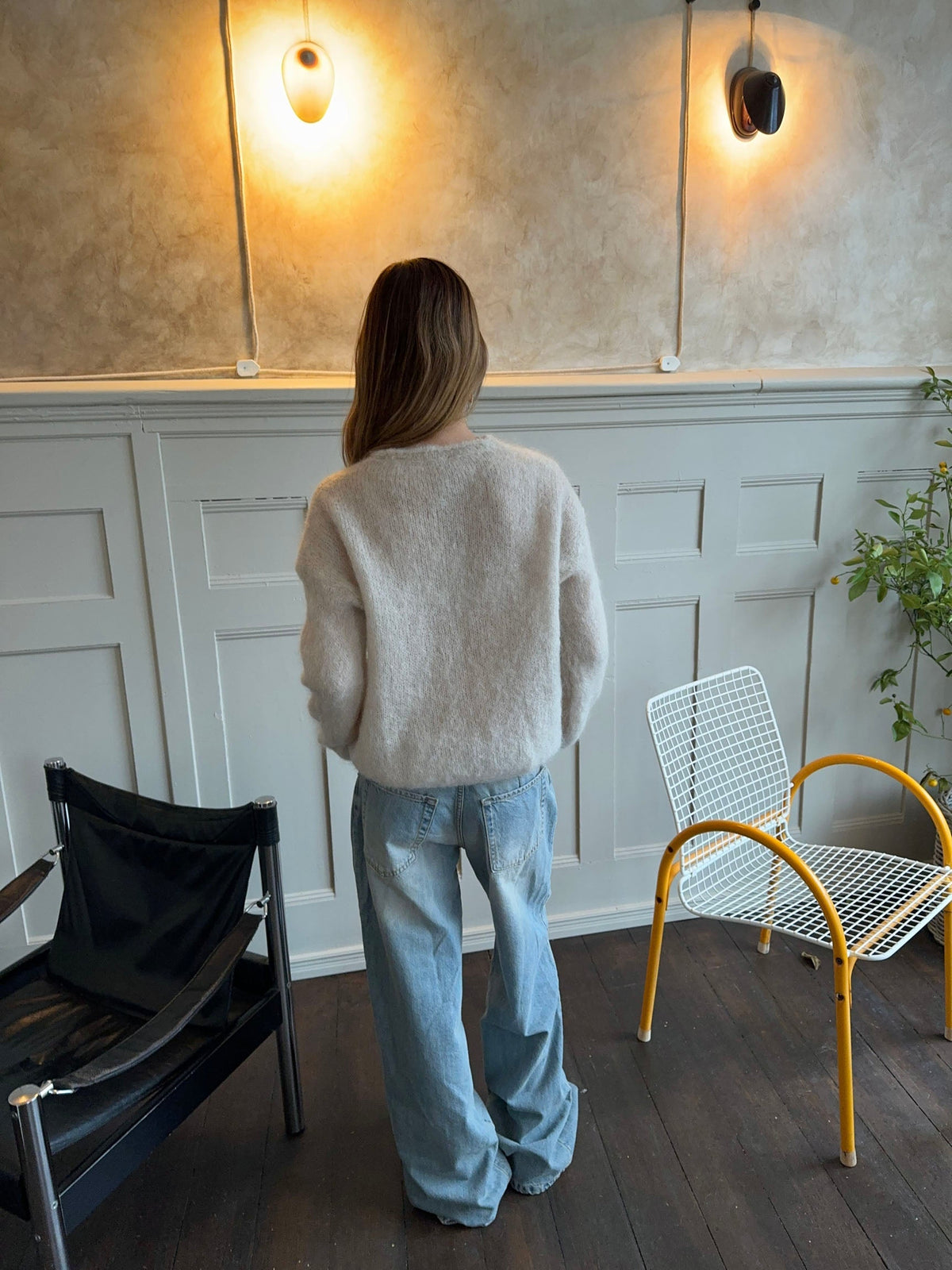 Elara mohair knit - Beige
