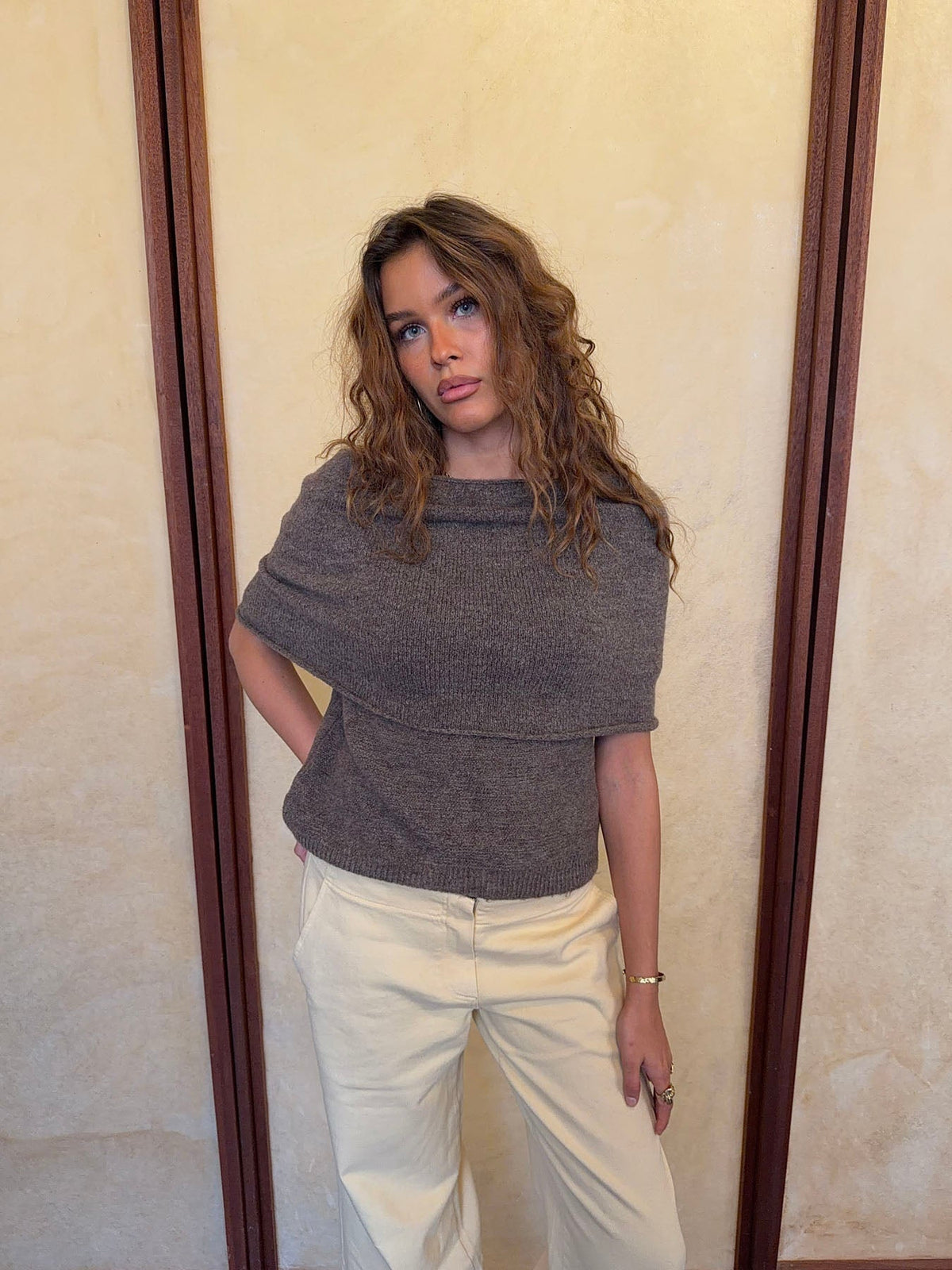 Bolivia multi knit - Taupe