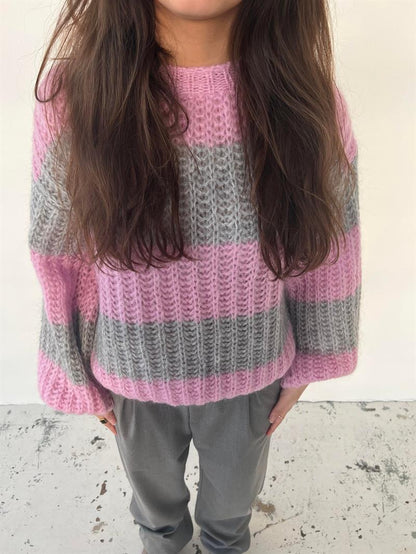 Mathilde & Anna - Knit Pink/grey