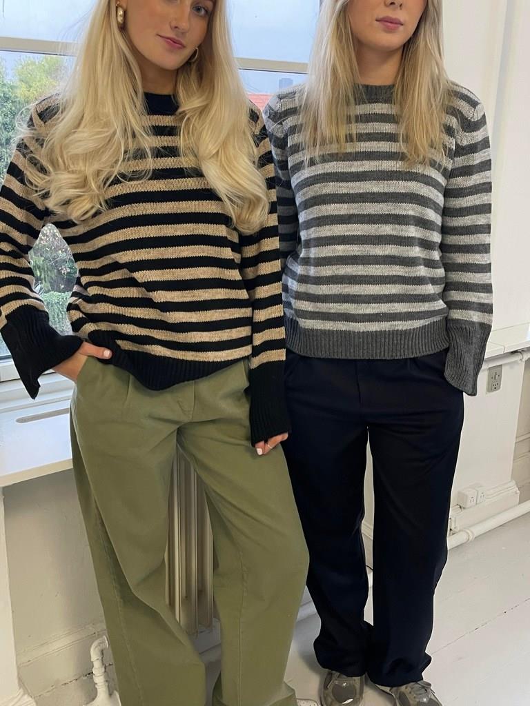 Paulina knit - beige/black