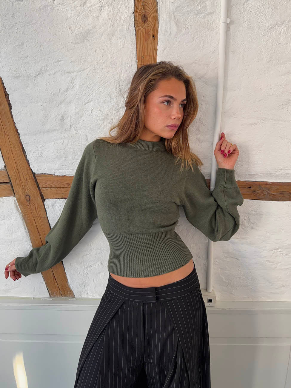 Lior waist fitted knit - Green
