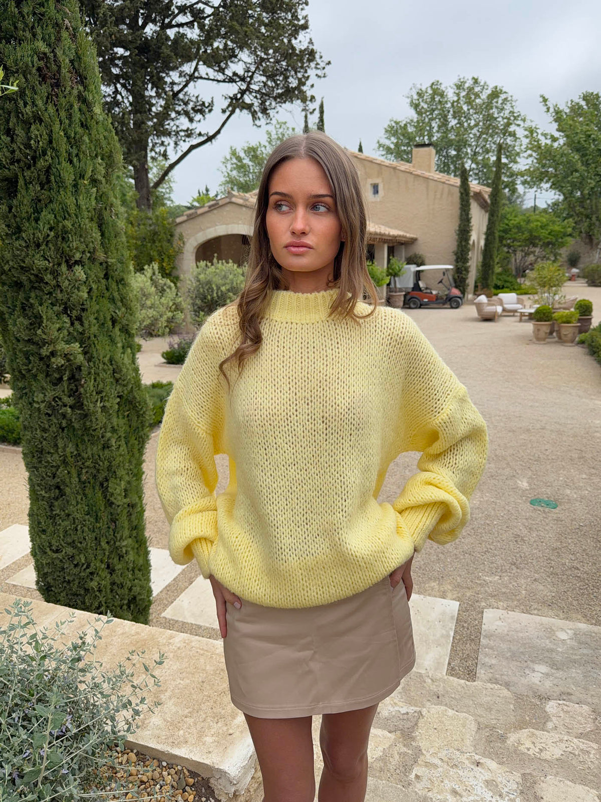 Safia knit - Yellow