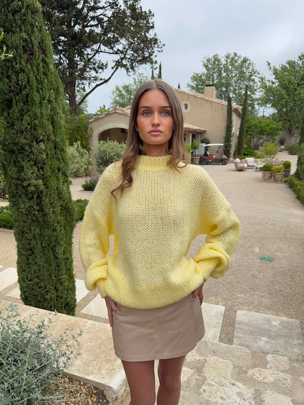 Safia knit - Yellow