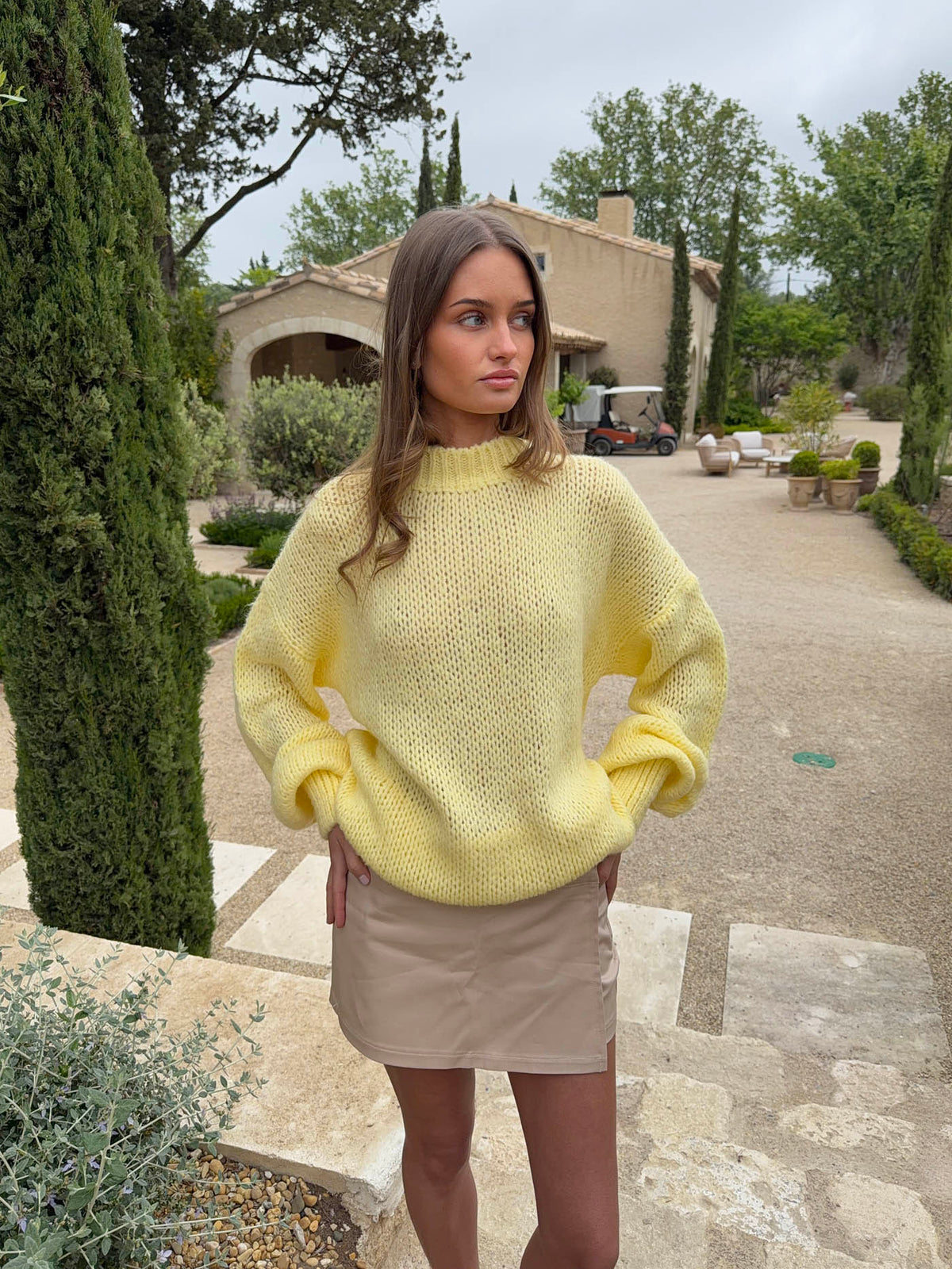 Safia knit - Yellow