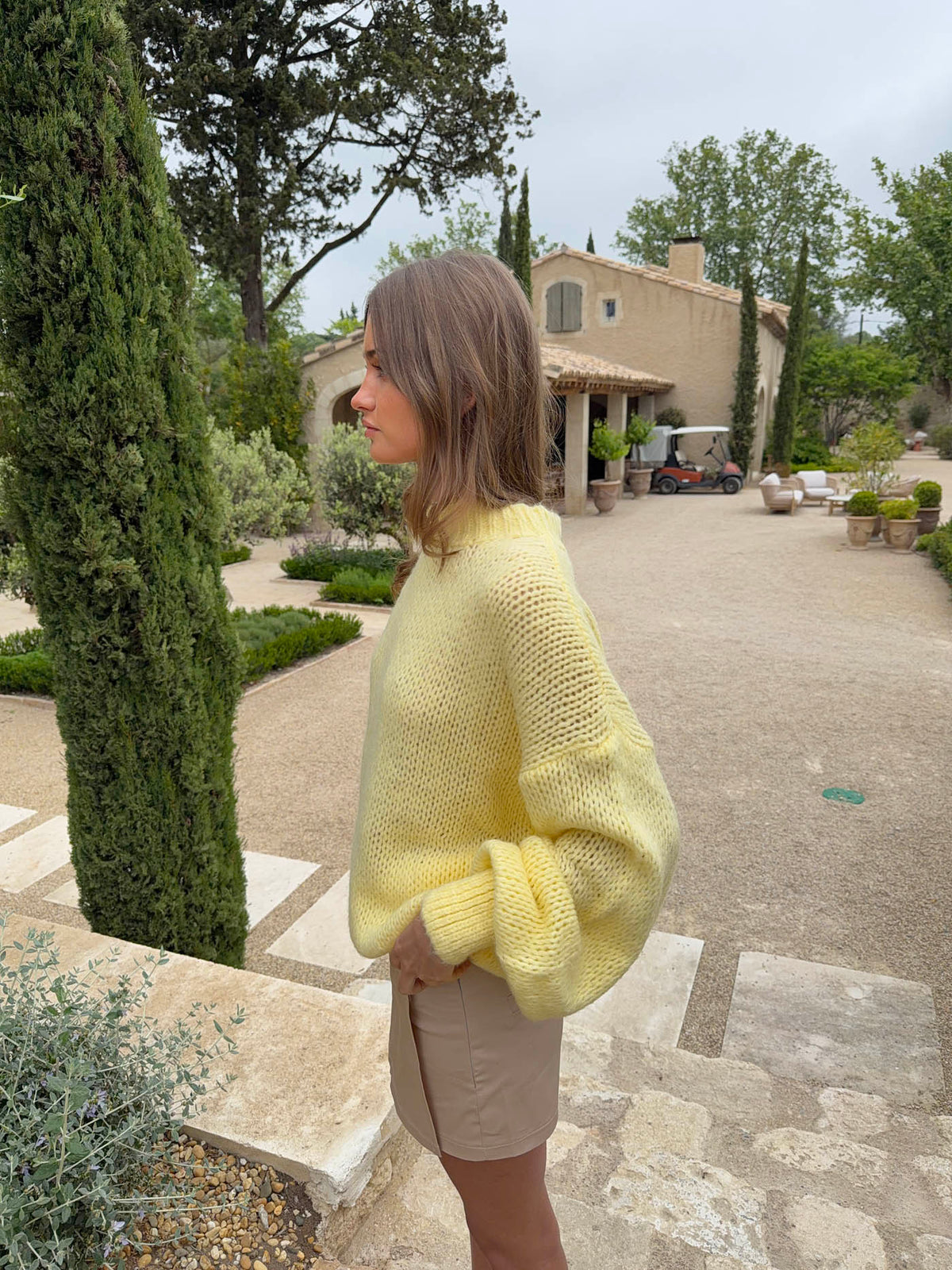 Safia knit - Yellow