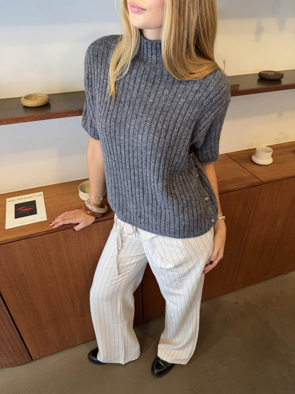 Tassi turtleknit - Grey