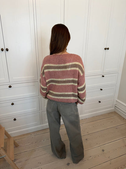 Evelina knit - Pink/Yellow/Taupe