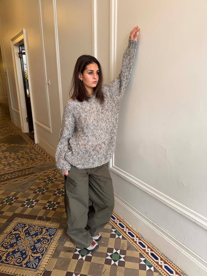 Jeala knit - Grey/beige