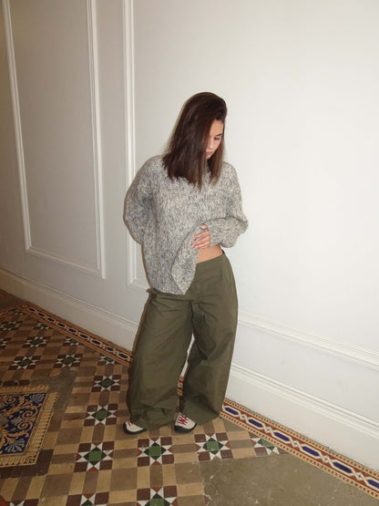 Jeala knit - Grey/beige