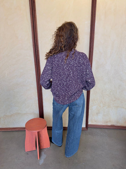 Lunuda knit sweater – Purple