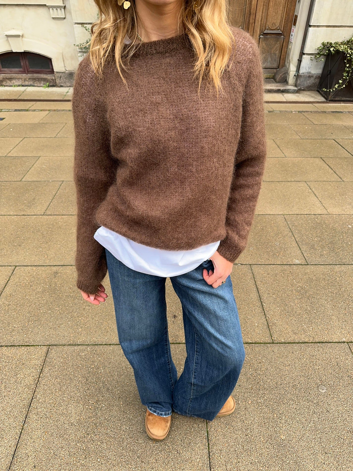 Zuzanna mohair knit - Brown