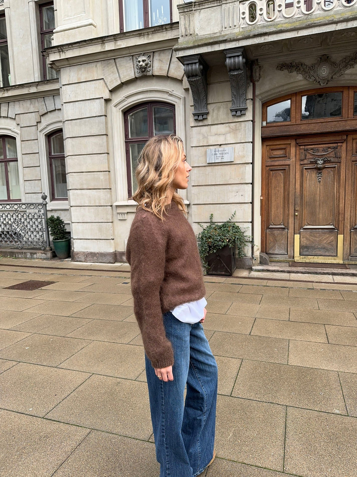 Zuzanna mohair knit - Brown