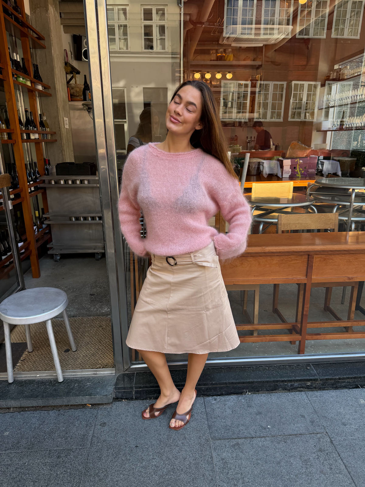 Elara mohair knit - Pink