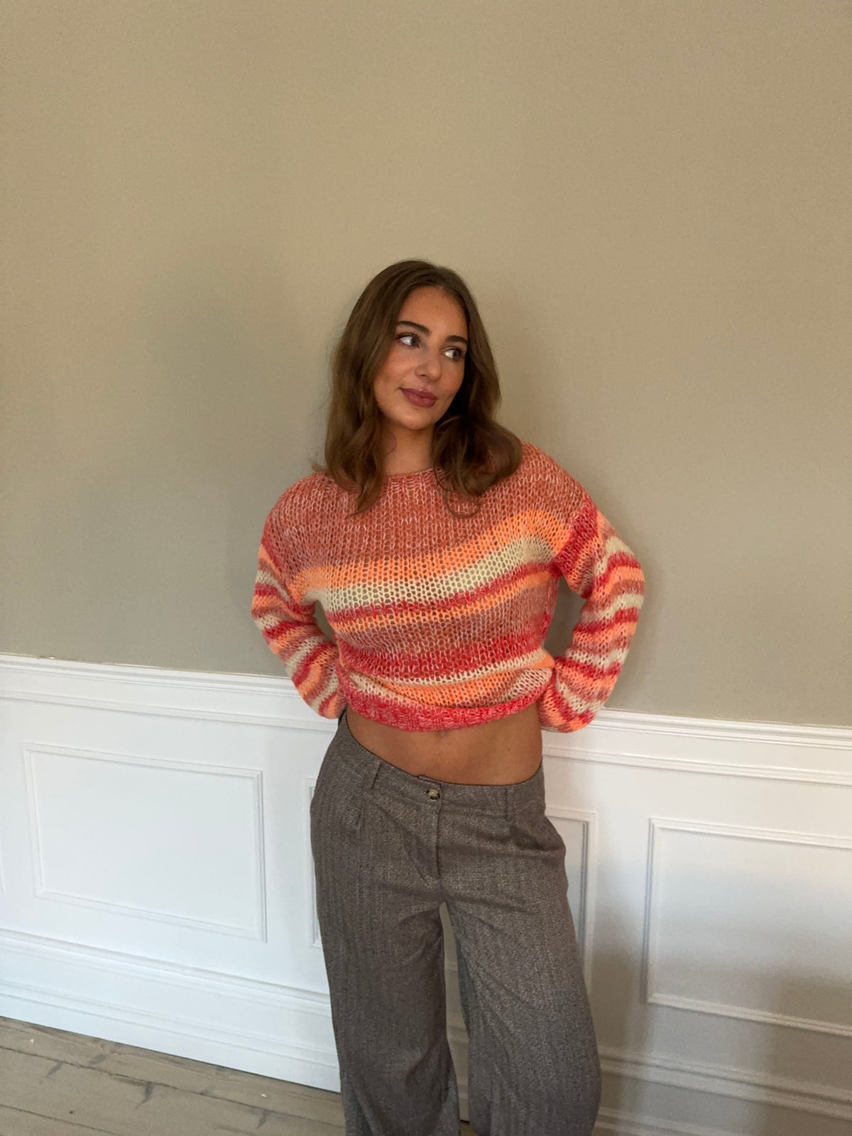 Helin knit - Red/orange