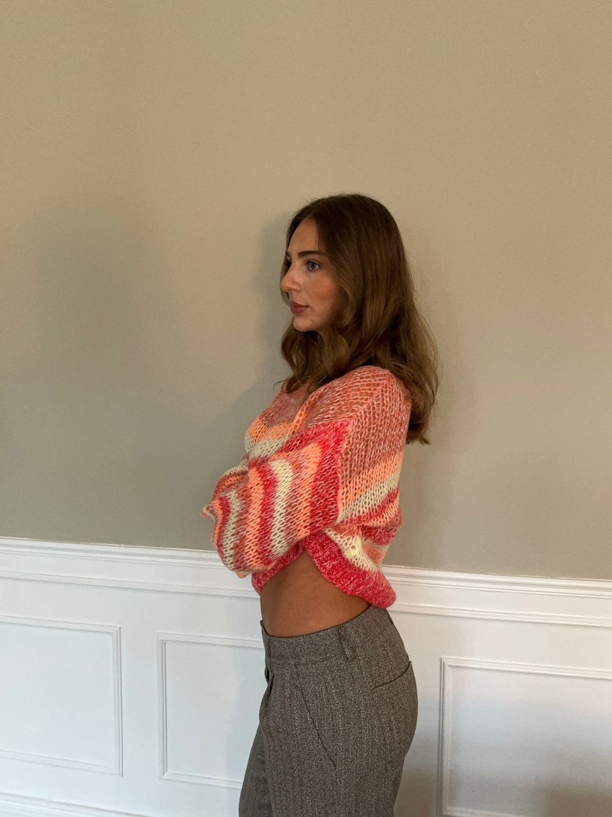 Helin knit - Red/orange