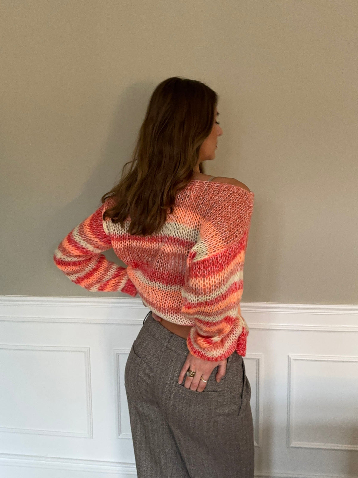 Helin knit - Red/orange
