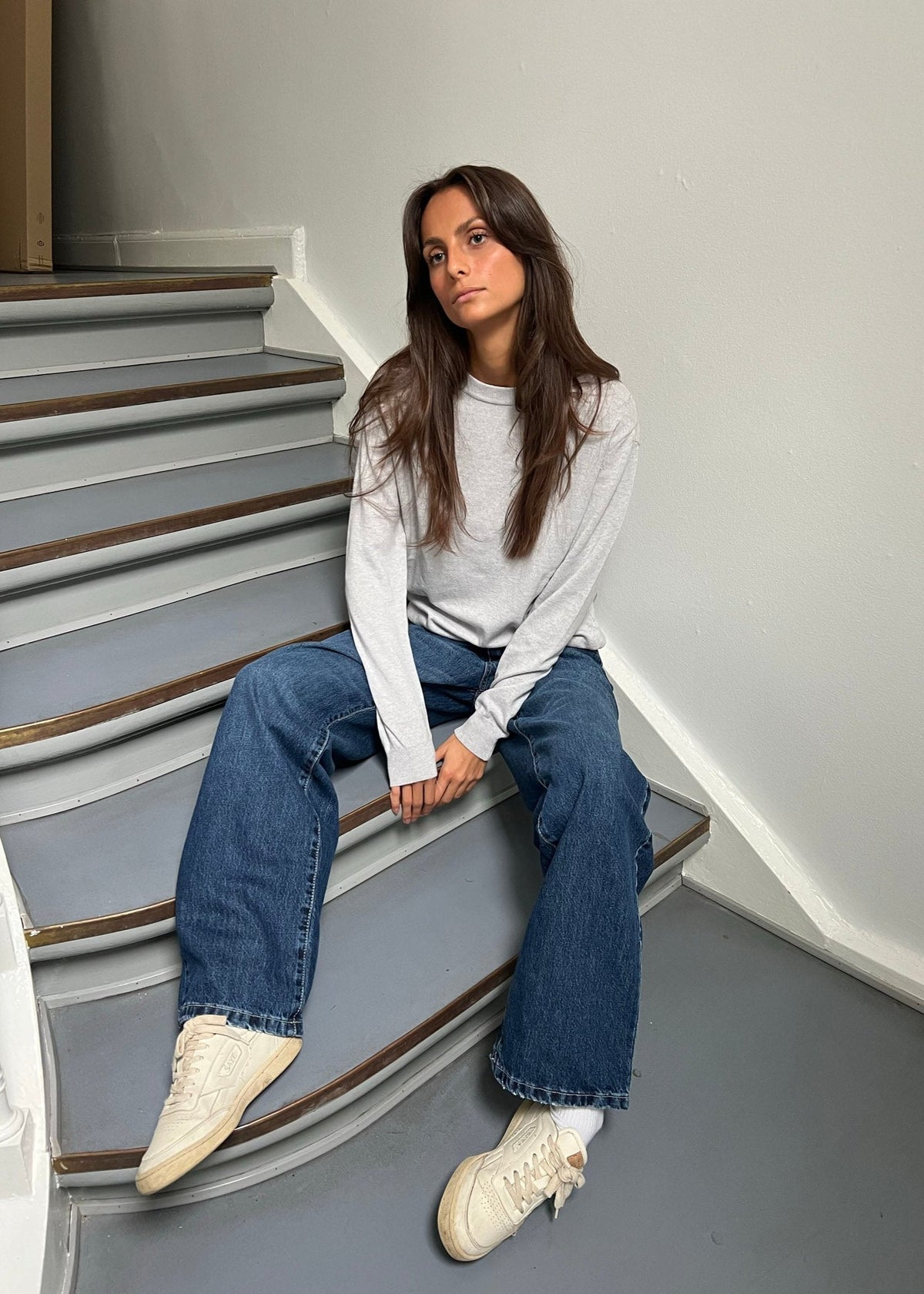 Benta knit - Light grey